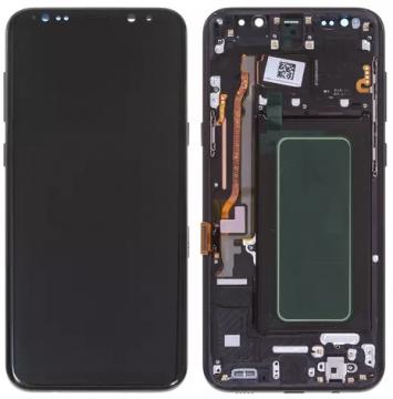 Écran SAMSUNG S8 Plus (G955) LCD TFT With Fram ( NO Emprent) Noir