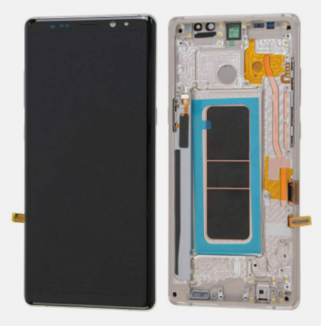 Écran Complet Vitre Tactile LCD SOFT OLED avec chassis Samsung Galaxy NOTE 8 (N950F) Doré