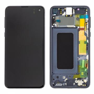 Original Écran Complet Vitre Tactile LCD Châssis Samsung Galaxy S10e (G970F) Service Pack Noir