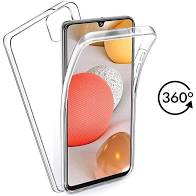 Coque Silicone Double 360 Degres Transparente pour Samsung Galaxy A42 5G