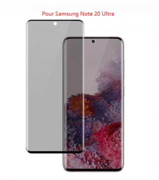 Film Protection Full Glue Courbé Verre Trempé pour Samsung Galaxy Note 20 Ultra