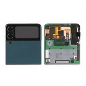 Service Pack Sans Châssis Écran Externe Vitre Tactile LCD Samsung Galaxy Z Flip 3 5G (F711B) Vert