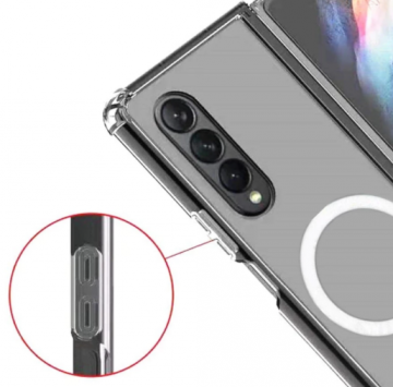 Coque transparente avec MagSafe pour Samsung Galaxy Z Fold 3