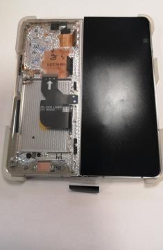 Original Écran Complet Vitre Tactile LCD Châssis Samsung Galaxy Z Fold 4 Service Pack Doré