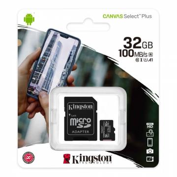 Kingston Carte Mémoire MicroSD 32GB Class10