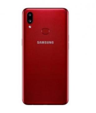 Cache Batterie avec Lentille Samsung A10S (A107F) Rouge