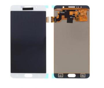 Original Écran Complet Vitre Tactile LCD Samsung Galaxy Note 5 (N920) Blanc Service Pack