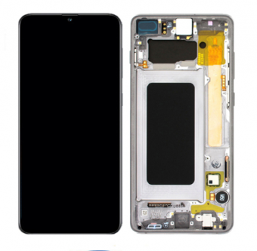 Original Écran Complet Vitre Tactile LCD Châssis Samsung Galaxy M31 (M315F)/ M21s (M217)/ F41 2020 (F415) Noir Service Pack