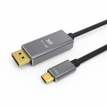 Câble USB C vers DisplayPort 8K DP Type C 3.1 vers Display port 1.4, Thunderbolt 3 vers 8K DP pour MacBook Pro, Samsung S21, Huawei
