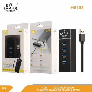 Ellietech HB103 HUB 3 Port USB 3.0 pour PC et Ordinateur Portable