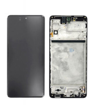 Original Écran Complet Vitre Tactile LCD Samsung Galaxy M53s 5G (M536B) Noir Service Pack