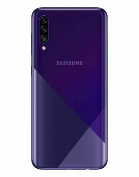 Cache Batterie avec Lentille Samsung A30s (A307F) Violet/Bleu