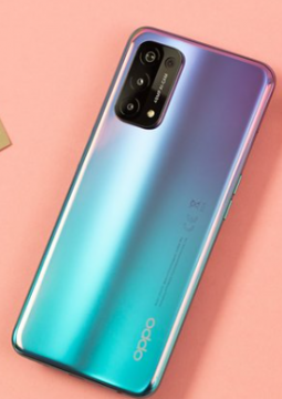 Cache Batterie OPPO A54 5G Violet Dégradé Bleu