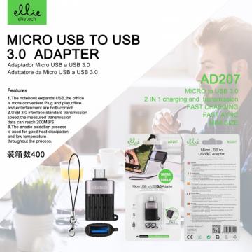 Ellietech AD207 Adaptateur Micro USB à USB 3.0
