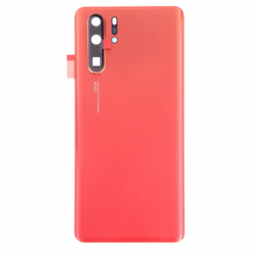 Cache Batterie Huawei P30 Pro Avec Logo + Adhésif+CE+ Vitre caméra Orange