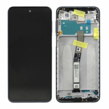 Original Écran Complet Vitre Tactile LCD avec Chassis Xiaomi Redmi Note 9S Service Pack Interstellar Gray/ Noir