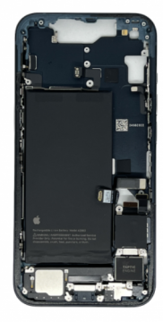 Châssis Arrière iPhone 14 (A2649 / A2881 / A2882 / A2883 / A2884) avec Batterie Noir (Origine Démonté) - Grade A