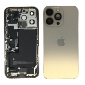 Châssis Arrière iPhone 13 Pro (A2483 / A2636 / A2638 / A2639 / A2640) avec Batterie Doré (Origine Démonté) - Grade A