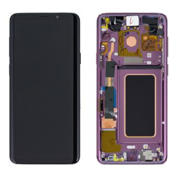 Original Écran Complet Vitre Tactile LCD Châssis Samsung Galaxy S9 Plus / S9+ (G965F) Service Pack Violet