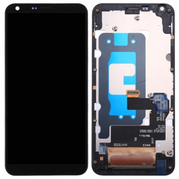 Original Écran Complet Vitre Tactile LCD Châssis LG Q6 / G6 Mini (M700A/M700N) Noir