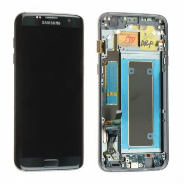Écran Complet Vitre Tactile LCD SOFT OLED Châssis Samsung Galaxy S7 Edge (G935F) Noir