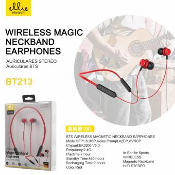 Ellietech BT213 BTS Casque Tour de Cou Magnétique avec Fil OFF30