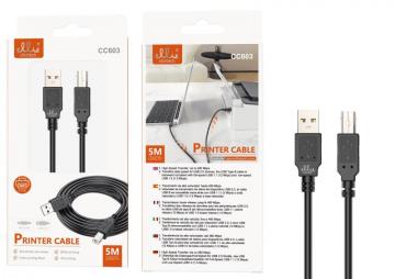 Ellietech CC603 Câble d'imprimante Micro USB Type-B 5M