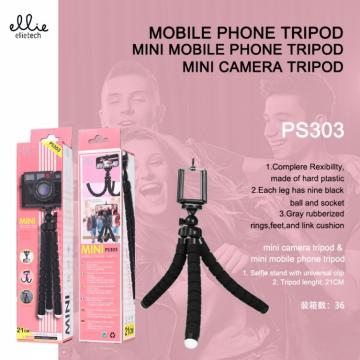 Ellietech PS303 Mini Trépied Portable 21cm de style octopus des téléphones portables et des appareils photo
