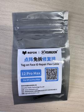 Nappe sans programmation Tag-On FPC à clipser sur visage ID Refox RP30 iPhone 12 pro max