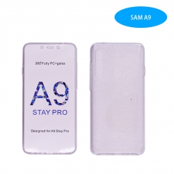 Coque Silicone Double 360 Degres Transparente pour Samsung Galaxy A9 2018