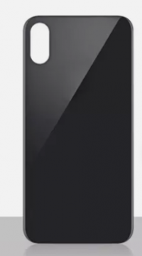 Vitre Arrière Cache Batterie Grand Trou iPhone XS (A1920 / A2097 / A2098 / A2099 / A2100) Noir No Logo
