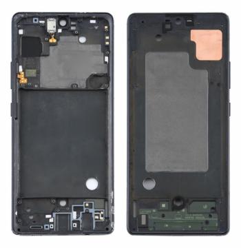 Original Écran Complet Vitre Tactile LCD Châssis Samsung Galaxy A71 5G (A716B) Service Pack Noir
