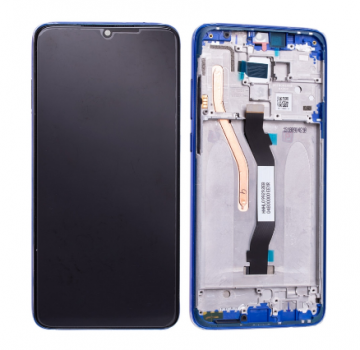 Original Écran Complet Vitre Tactile LCD avec Châssis Xiaomi Redmi Note 8 Pro Bleu