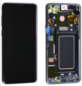 Original Écran Complet Vitre Tactile LCD Châssis Samsung Galaxy S9 Plus/S9+ (G965F) Service Pack Titanium Gray / Gris