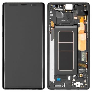 Original Écran Complet Vitre Tactile LCD Châssis Samsung Galaxy Note 9 (N960F) Service Pack Noir