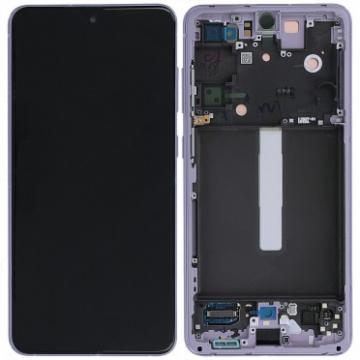 Original Écran Complet Vitre Tactile LCD Châssis Samsung Galaxy A34 5G (A346B) Service Pack Violet
