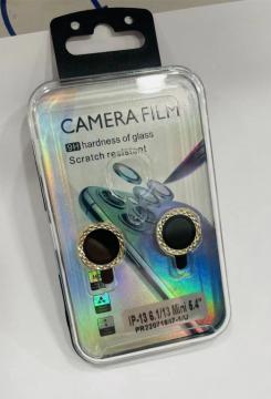 Film Caméra Verre Trempé 9H Anti-trace LOSANGE pour iPhone 13 6.1''/ 13 Mini 5.4''