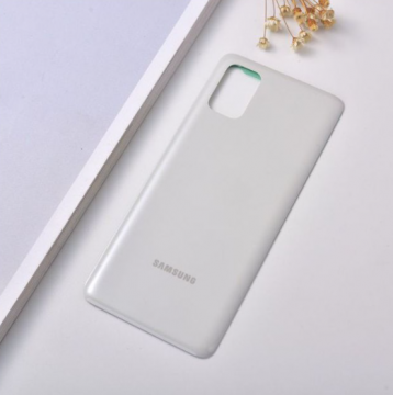 Cache Batterie Avec Lentille Samsung Galaxy M51 (M515F) Blanc