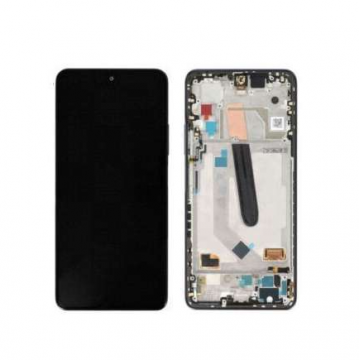 Original Écran Complet Vitre Tactile LCD avec Châssis XIAOMI MI 11I (M2012K11G) / MI 11 PRO / MI 11X PRO (2021) /Poco F3 Service Pack Noir