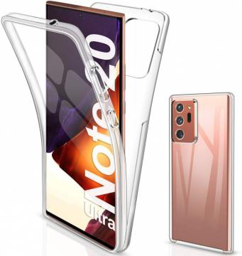 Coque Silicone Double 360 Degres Transparente pour Samsung Galaxy Note 20
