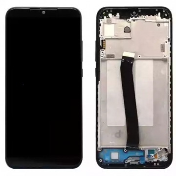 Original Écran Complet Vitre Tactile LCD avec Chassis XIAOMI REDMI 7 Service Pack Noir