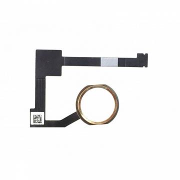 Nappe Bouton Home iPad Pro 12.9 2015 (A1652 / A1584) / Mini 4 (A1538 / A1550) / iPad Air 2 (A1566 / A1567) / iPad 2018 9.7 / IPad 6 2018 (A1893 / A1954)  Doré