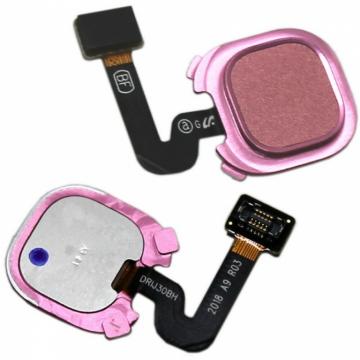 Nappe Bouton Home Samsung Galaxy A9 2018/A920F Rose