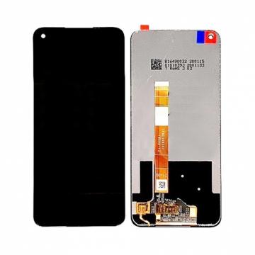 Service Pack sans Châssis Écran Complet Vitre Tactile LCD OPPO A54 5G / A74 5G / A93 5G Noir