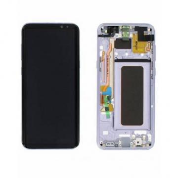 Original Écran Complet Vitre Tactile LCD Châssis Samsung Galaxy S8 Plus/S8+ (G955F) Service Pack Violet