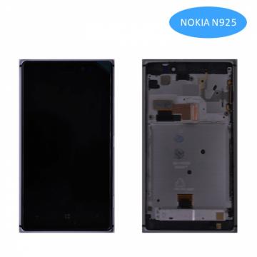 Écran Complet Vitre Tactile LCD Châssis Nokia Lumia 925/RM-893 Noir