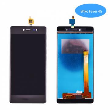 Original Écran Complet Vitre Tactile LCD Wiko Fever 4G Noir