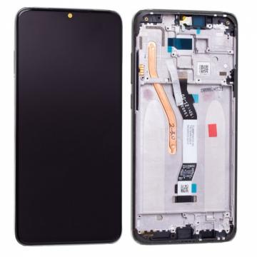 Original Écran Complet Vitre Tactile LCD avec Châssis Xiaomi Redmi Note 8 Pro Service Pack Tarnish / Noir