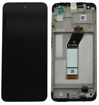 Original Écran Complet Vitre Tactile LCD avec chassis XIAOMI Redmi 10 (2022) Service Pack NOIR