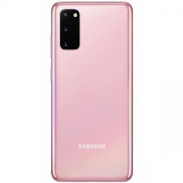 Cache Batterie Samsung Galaxy S20 (G980F) Avec Lentille et Adhesif Rose